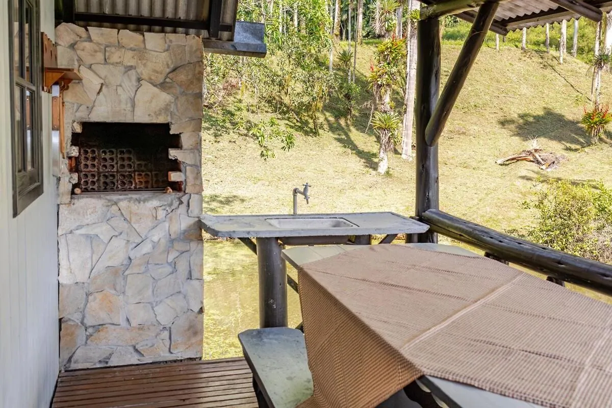 Cabana Lake Side Refugio Charmoso No Vale Europeu Benedito Novo 巴西